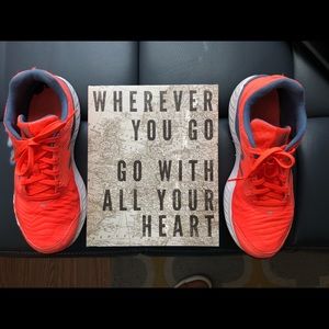 Neon Orange New Balance Sneakers